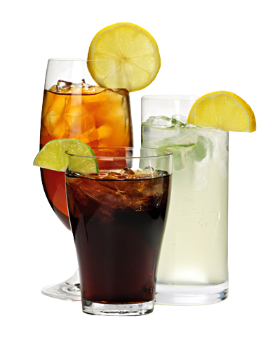 Cocktails, energy drinks, low-alcohol beverages 